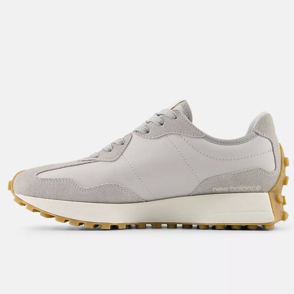 New Balance 327 Women's Casual Sneakers Shoes White Moonbeam Pink various sizes - Picture 2 of 9